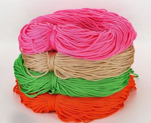 Rosa DIY 3mm Polipropilene Corda viola doppio intrecciato Polipropilene Corda