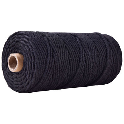Verde 3 fili corda di nylon contorta 3 mm Macrame corda di cotone intrecciata