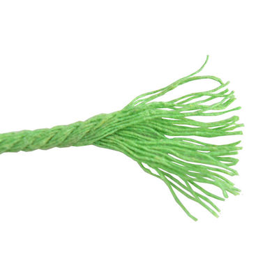Verde 3 fili corda di nylon contorta 3 mm Macrame corda di cotone intrecciata