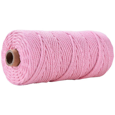 Verde 3 fili corda di nylon contorta 3 mm Macrame corda di cotone intrecciata