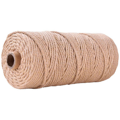 Verde 3 fili corda di nylon contorta 3 mm Macrame corda di cotone intrecciata
