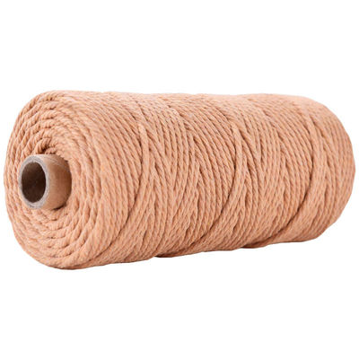 Verde 3 fili corda di nylon contorta 3 mm Macrame corda di cotone intrecciata