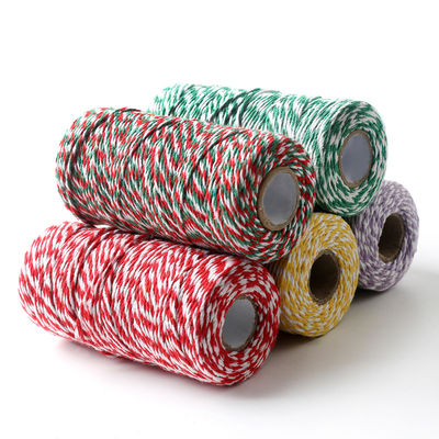 Fai da te 2 fili di cordone torto 550 libbre 2 mm di cotone macrame cordone