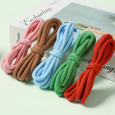 Fiocco di cotone intrecciato di 6 mm blu marrone