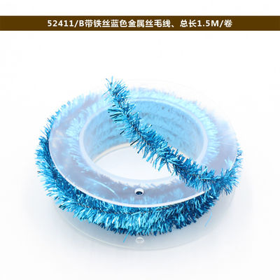 Scintillante filo di avvolgimento di carta corda 100m Paper Twist corda Rosa argento