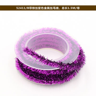 Scintillante filo di avvolgimento di carta corda 100m Paper Twist corda Rosa argento