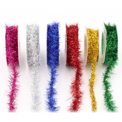 Scintillante filo di avvolgimento di carta corda 100m Paper Twist corda Rosa argento