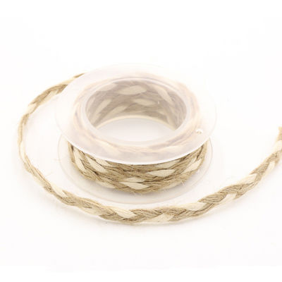 Decorazione abbigliamento Nastro di corda di iuta imballaggio regalo Nastro di fascia con filo