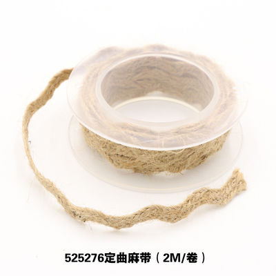 Decorazione abbigliamento Nastro di corda di iuta imballaggio regalo Nastro di fascia con filo