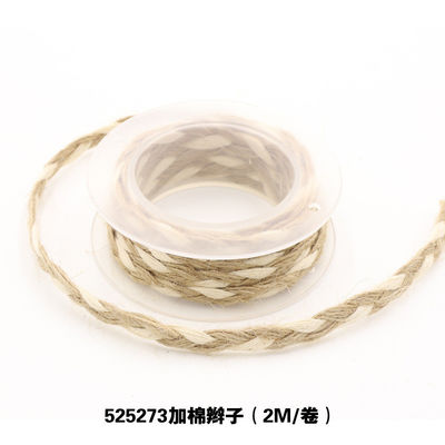 Decorazione abbigliamento Nastro di corda di iuta imballaggio regalo Nastro di fascia con filo