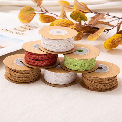 10 mm rosso, 5 m marrone, corde di carta contorta, 5 m verde, corde di carta torta