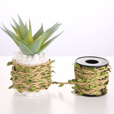 6 mm nastro decorativo di groppa con foglia 10m corda di filato per artigianato
