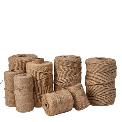 1mm-20mm Twine di giuta colorata ISO9001 Eco Friendly 6mm Jute Rope