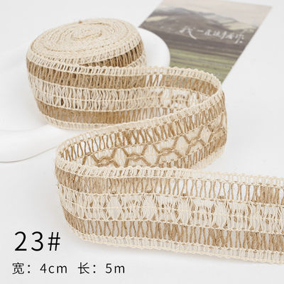 Nastro di legno marrone natalizio 5mm-45mm Nastro di legno con filo