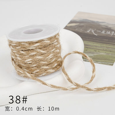 Nastro di legno marrone natalizio 5mm-45mm Nastro di legno con filo