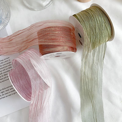 Poliestere 38mm nastro per organi Eco-friendly nastro per organi rosa pallido