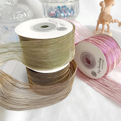 Poliestere 38mm nastro per organi Eco-friendly nastro per organi rosa pallido