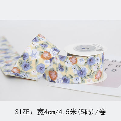 Nastro stampato personalizzato 40 mm Nastro stampato a fiori