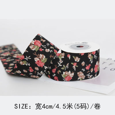 Nastro stampato personalizzato 40 mm Nastro stampato a fiori