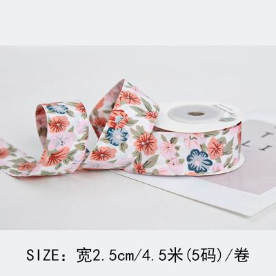 Nastro stampato personalizzato 40 mm Nastro stampato a fiori