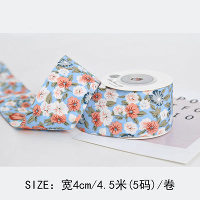 Nastro stampato personalizzato 40 mm Nastro stampato a fiori