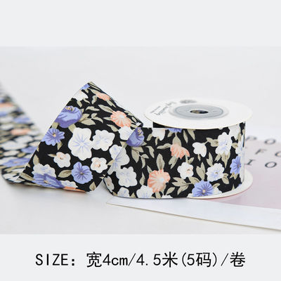 Nastro stampato personalizzato 40 mm Nastro stampato a fiori