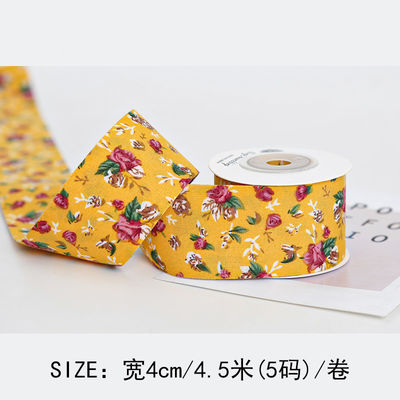 Nastro stampato personalizzato 40 mm Nastro stampato a fiori