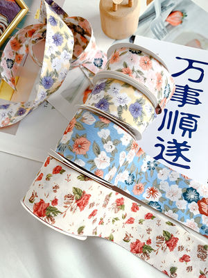 Nastro stampato personalizzato 40 mm Nastro stampato a fiori