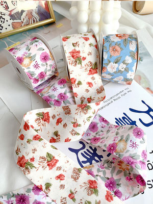 Nastro stampato personalizzato 40 mm Nastro stampato a fiori