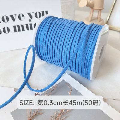 3 mm nastro di velluto di pelle di camminera ISO9001 nastro di velluto blu cablato