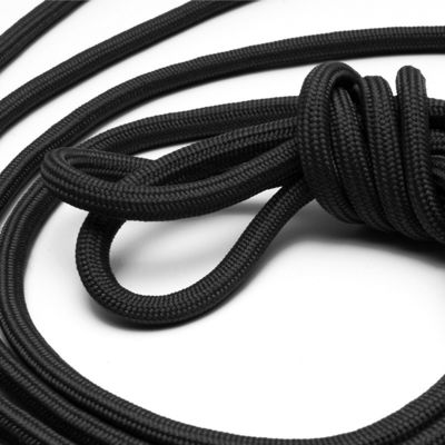 Corde da naufragio di nylon a doppia treccia di colore grigio rosa da 5 mm di poliestere