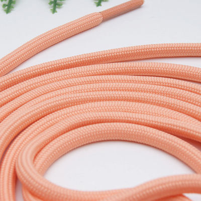 Corde da naufragio di nylon a doppia treccia di colore grigio rosa da 5 mm di poliestere