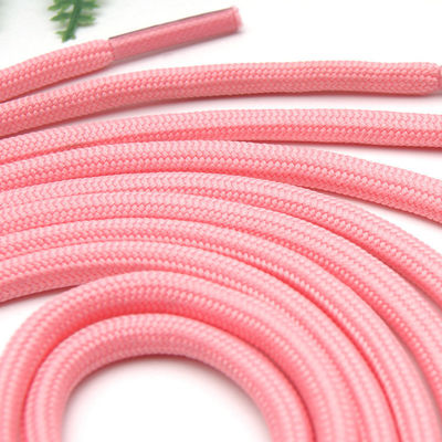 Corde da naufragio di nylon a doppia treccia di colore grigio rosa da 5 mm di poliestere