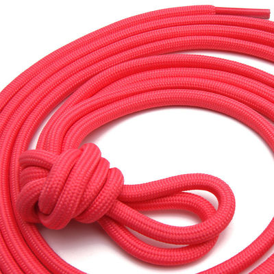 Corde da naufragio di nylon a doppia treccia di colore grigio rosa da 5 mm di poliestere