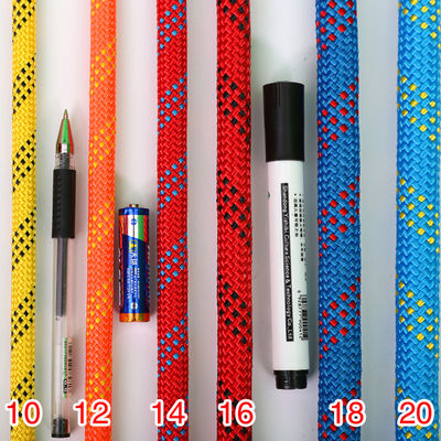 8mm-20mm Polipropilene corda blu di soccorso Solid Braid Polipropilene corda