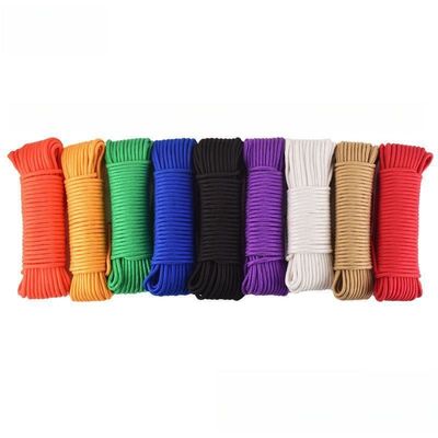 Corde elastiche di tenda di nylon arancione 2 mm-10 mm corde regolabili di tenda