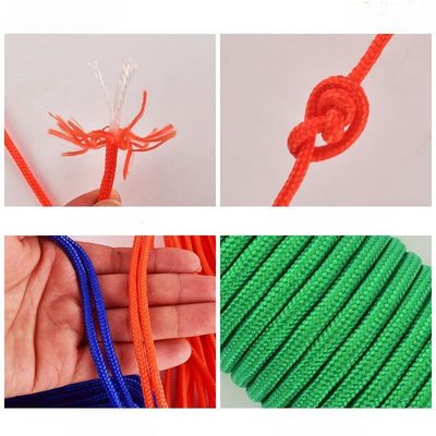 Corde elastiche di tenda di nylon arancione 2 mm-10 mm corde regolabili di tenda