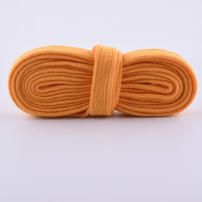 12 mm cordone di cotone piatto intrecciato ISO14001 cordone di macramma colorato