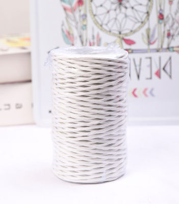 Corde di carta con filo di ferro da 2 mm Eco DIY Corde di carta contorta biodegradabile