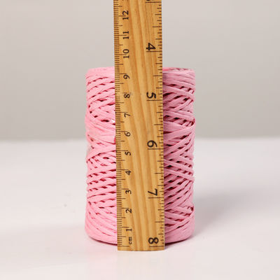 Corde di carta con filo di ferro da 2 mm Eco DIY Corde di carta contorta biodegradabile