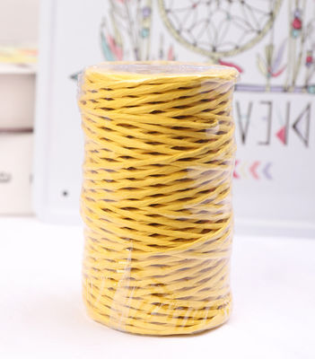 Corde di carta con filo di ferro da 2 mm Eco DIY Corde di carta contorta biodegradabile