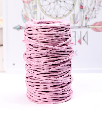 Corde di carta con filo di ferro da 2 mm Eco DIY Corde di carta contorta biodegradabile