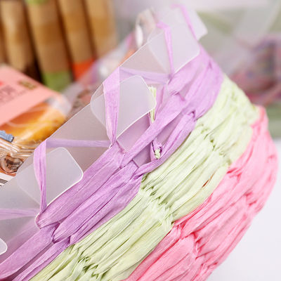 Ecofriendly 10m Paper Rope Blu scuro Torto Raffia Cord ISO9001