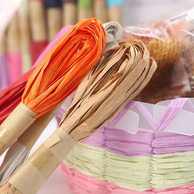 Ecofriendly 10m Paper Rope Blu scuro Torto Raffia Cord ISO9001