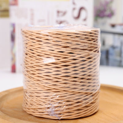 Corde di raffia tortuosa di colore beige lunghezza 150 m corda di carta marrone artigianale