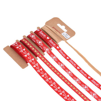 4mm 10mm 15mm nastro di poliestere stampato nastro stampato su misura con logo