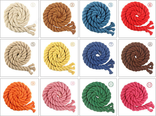 Fai da te Cordone di cotone colorato Macrame 20mm Cordone di cotone colorato per l'artigianato