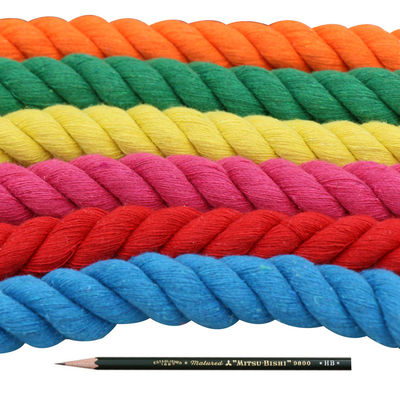 Fai da te Cordone di cotone colorato Macrame 20mm Cordone di cotone colorato per l'artigianato