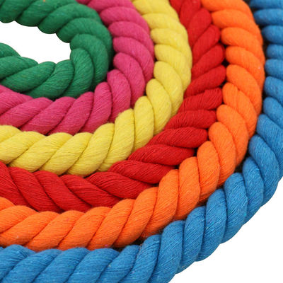 Fai da te Cordone di cotone colorato Macrame 20mm Cordone di cotone colorato per l'artigianato
