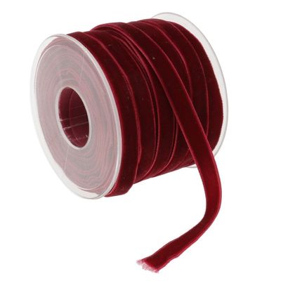 10mm*20Y nastro di velluto elastico nastro di velluto rosa ISO9001